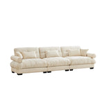 130 Aksamitna modułowa sofa 5-osobowa z poduszkami Cloud i zagłówkami z wałków