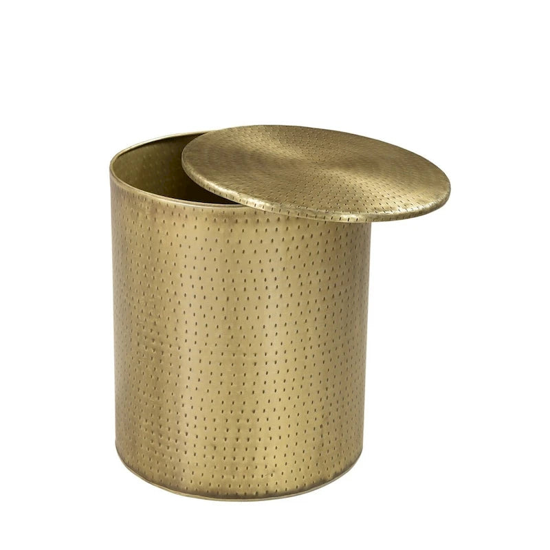 Stolik boczny Alevi Drum Gold Iron