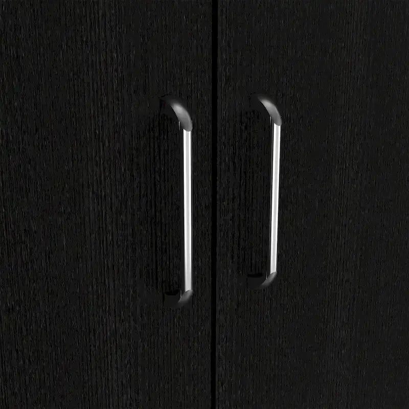 Podwójna szafa garderobiana z drążkiem na wieszaki, do sypialni, styl różany, drewniana
