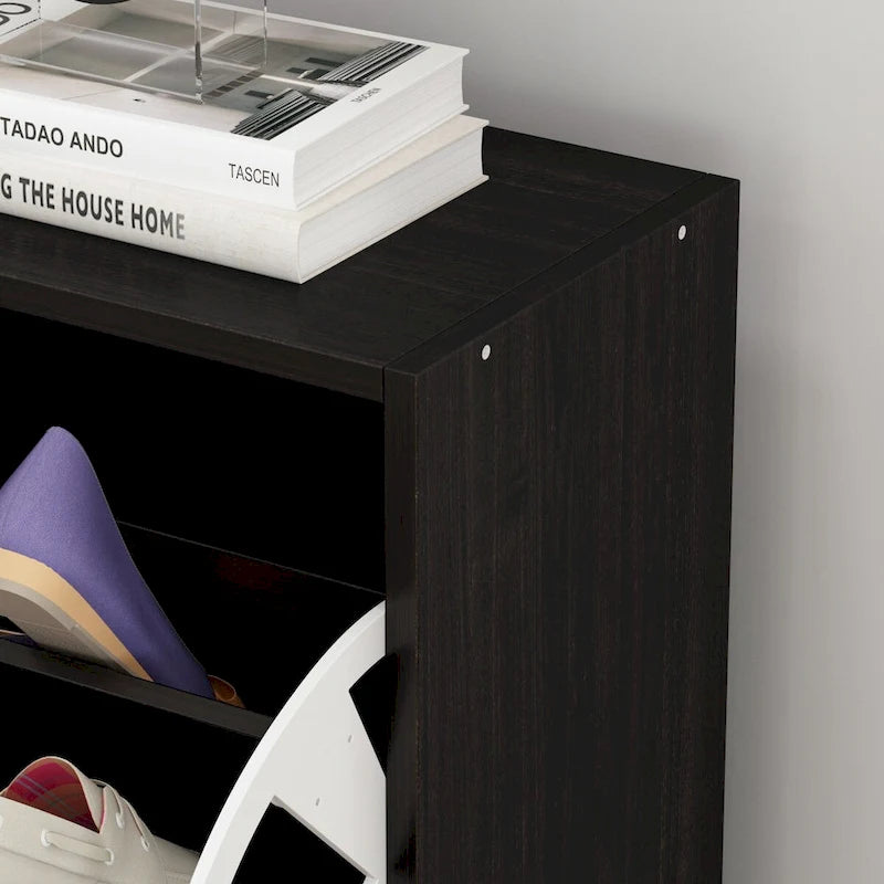Szafka na buty o szerokości 60 cm z 3 dużymi wysuwanymi szufladami – modny design