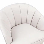 Fotel bez podłokietników Velvet Accent – do salonu, szary, różowy, niebieski, biały