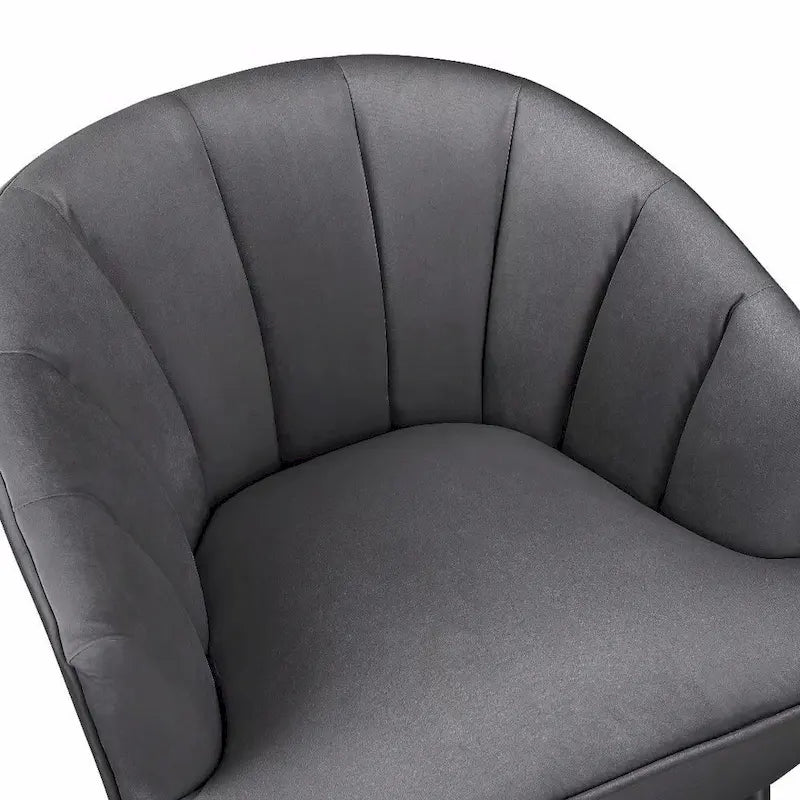 Fotel bez podłokietników Velvet Accent – do salonu, szary, różowy, niebieski, biały