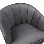 Fotel bez podłokietników Velvet Accent – do salonu, szary, różowy, niebieski, biały