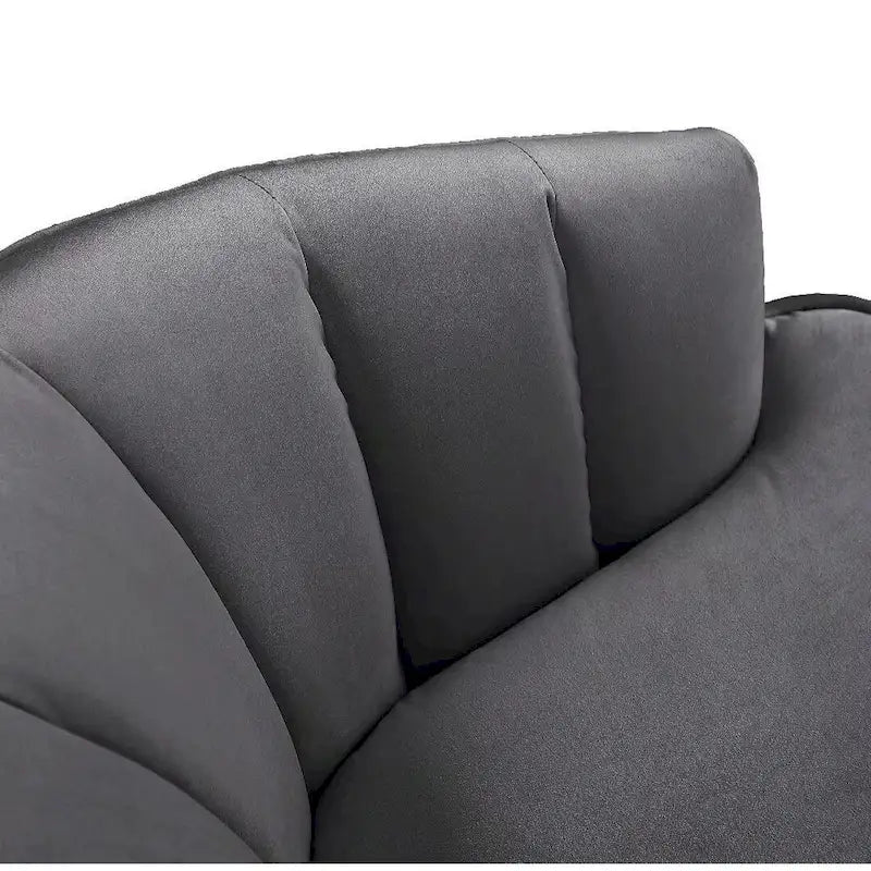Fotel bez podłokietników Velvet Accent – do salonu, szary, różowy, niebieski, biały