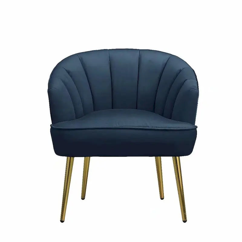Fotel bez podłokietników Velvet Accent – do salonu, szary, różowy, niebieski, biały