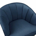 Fotel bez podłokietników Velvet Accent – do salonu, szary, różowy, niebieski, biały