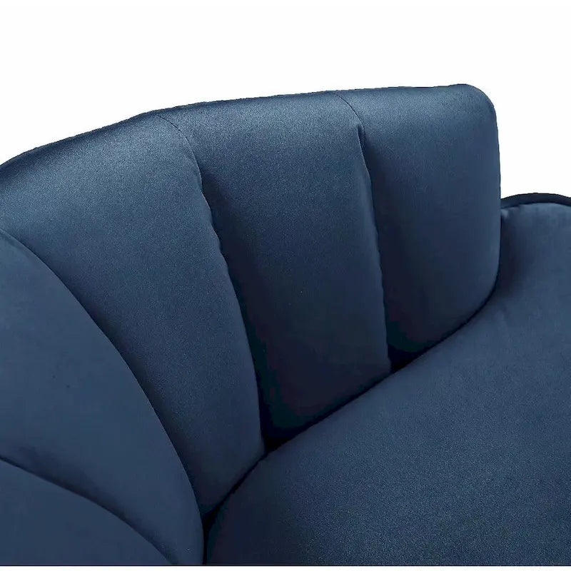 Fotel bez podłokietników Velvet Accent – do salonu, szary, różowy, niebieski, biały