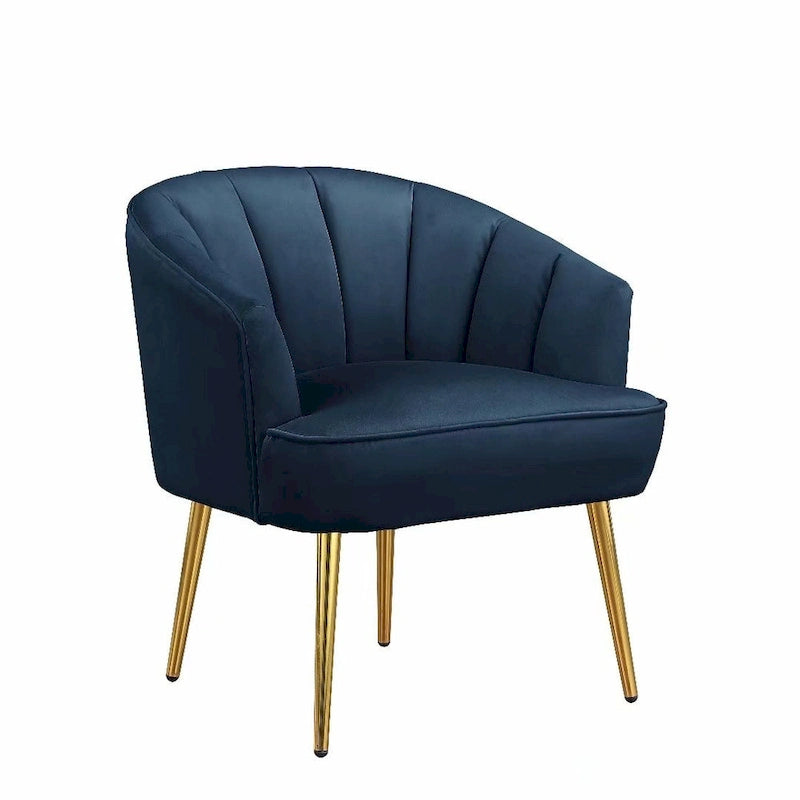 Fotel bez podłokietników Velvet Accent – do salonu, szary, różowy, niebieski, biały