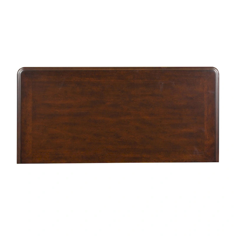 Szafka boczna Cognac Wood Executive Media, przechowywanie do biura domowego, styl tradycyjny