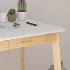 Biurko 39.4W Classic Home Office, biurko do pisania z szufladami