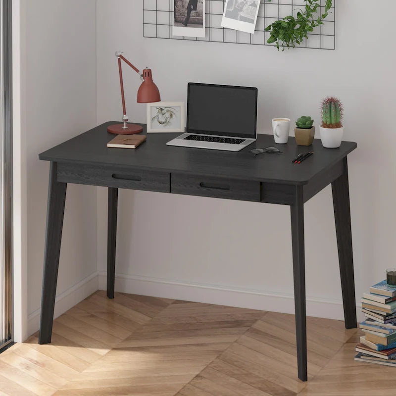 Biurko 39.4W Classic Home Office, biurko do pisania z szufladami
