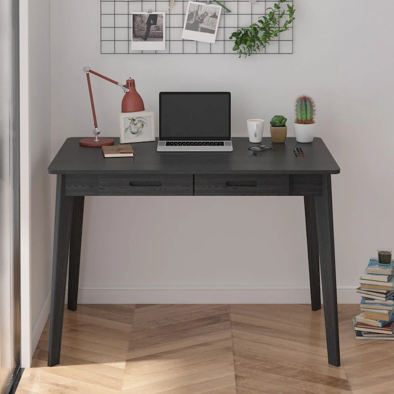 Biurko 39.4W Classic Home Office, biurko do pisania z szufladami