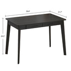 Biurko 39.4W Classic Home Office, biurko do pisania z szufladami