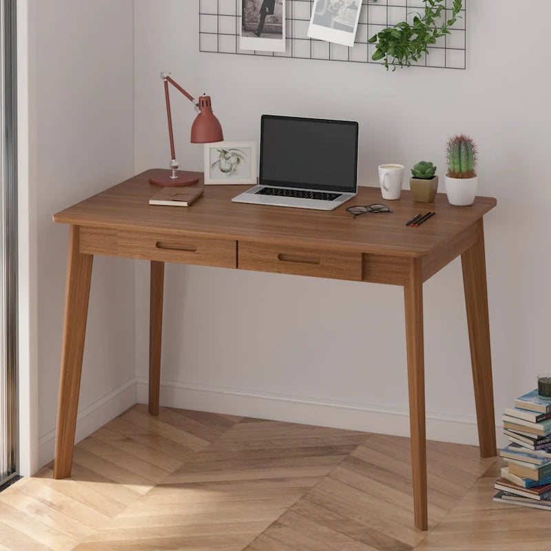 Biurko 39.4W Classic Home Office, biurko do pisania z szufladami