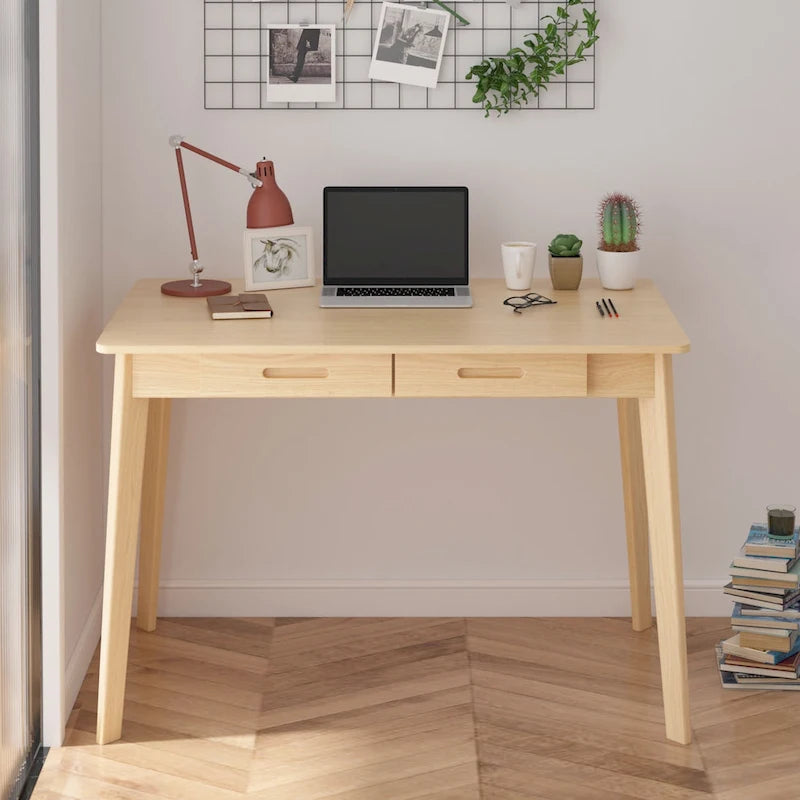 Biurko 39.4W Classic Home Office, biurko do pisania z szufladami