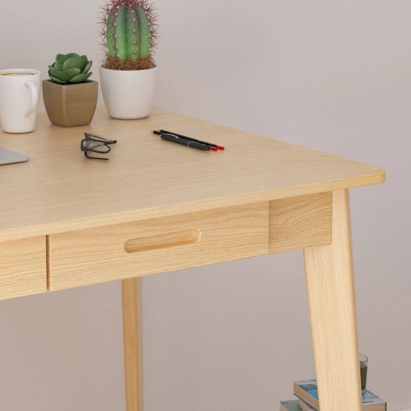 Biurko 39.4W Classic Home Office, biurko do pisania z szufladami