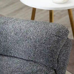 Ręczny, tapicerowany, miękki fotel bujany rozkładany, sofa do salonu