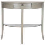 Konsola – 86 cm szer. x 36 cm gł. x 76 cm wys., jesionowy szary lub naturalny miodowy, do salonu/przedpokoju