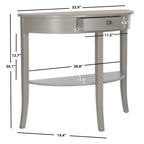 Konsola – 86 cm szer. x 36 cm gł. x 76 cm wys., jesionowy szary lub naturalny miodowy, do salonu/przedpokoju