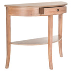 Konsola – 86 cm szer. x 36 cm gł. x 76 cm wys., jesionowy szary lub naturalny miodowy, do salonu/przedpokoju