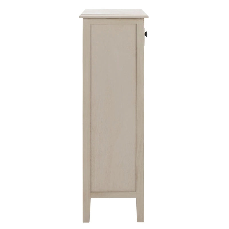 Szafka nocna z 4 szufladami – 38 cm szer. x 30,5 cm gł. x 91,5 cm wys., wykończenie w stylu postarzanym, wiele kolorów