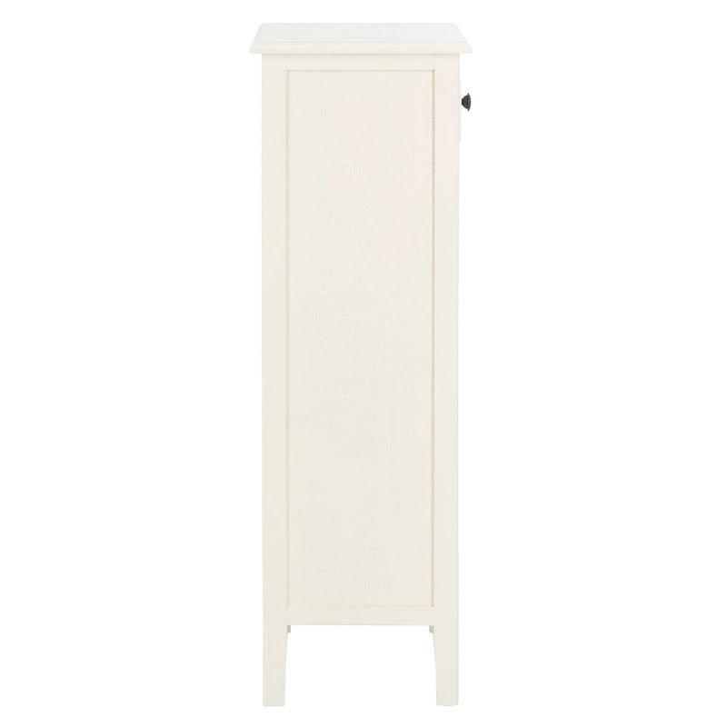 Szafka nocna z 4 szufladami – 38 cm szer. x 30,5 cm gł. x 91,5 cm wys., wykończenie w stylu postarzanym, wiele kolorów