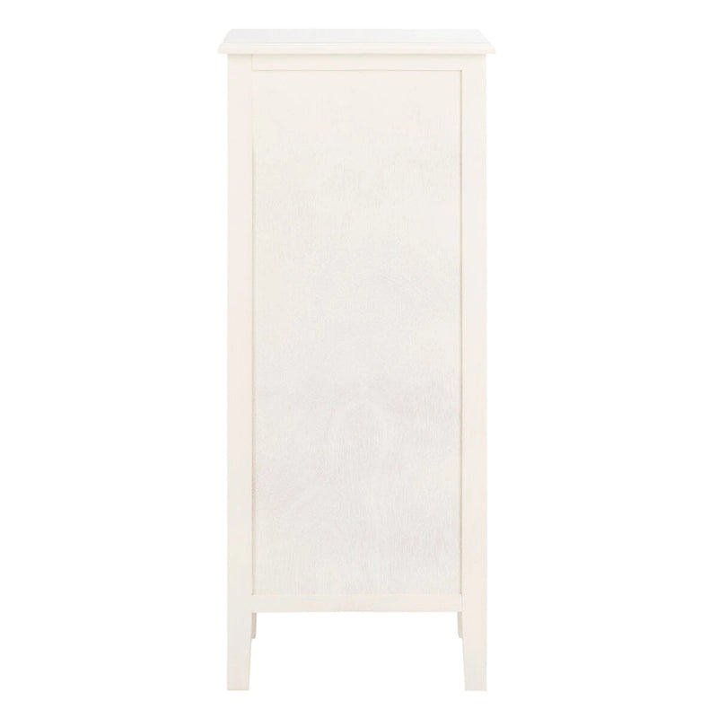 Szafka nocna z 4 szufladami – 38 cm szer. x 30,5 cm gł. x 91,5 cm wys., wykończenie w stylu postarzanym, wiele kolorów