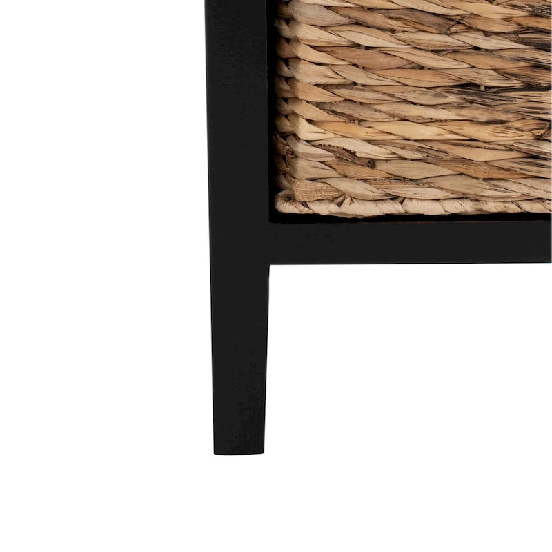 Szafka nocna z 4 szufladami – 38 cm szer. x 30,5 cm gł. x 91,5 cm wys., wykończenie w stylu postarzanym, wiele kolorów