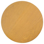 Drewniany stolik akcentujący – 50,8 cm szer. x 50,8 cm gł. x 55,9 cm wys., naturalny, czarny, dąb rustykalny, bielony