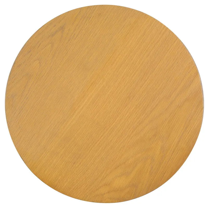 Drewniany stolik akcentujący – 50,8 cm szer. x 50,8 cm gł. x 55,9 cm wys., naturalny, czarny, dąb rustykalny, bielony