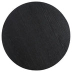 Drewniany stolik akcentujący – 50,8 cm szer. x 50,8 cm gł. x 55,9 cm wys., naturalny, czarny, dąb rustykalny, bielony