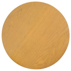 Drewniany stolik akcentujący – 50,8 cm szer. x 50,8 cm gł. x 55,9 cm wys., naturalny, czarny, dąb rustykalny, bielony