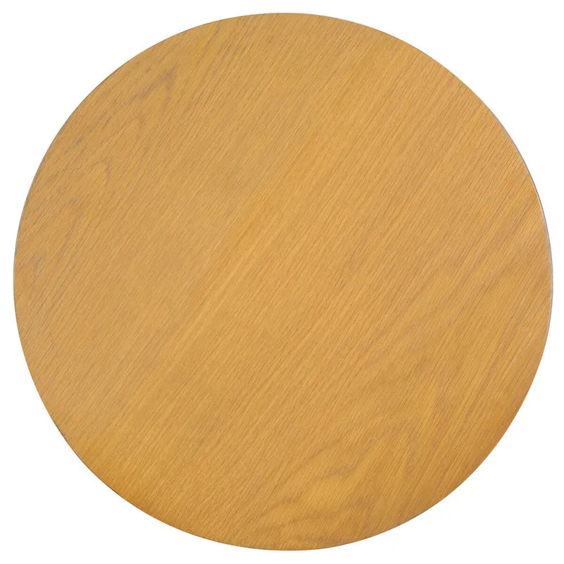 Drewniany stolik akcentujący – 50,8 cm szer. x 50,8 cm gł. x 55,9 cm wys., naturalny, czarny, dąb rustykalny, bielony