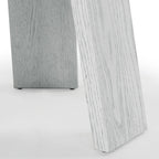 Drewniany stolik akcentujący – 50,8 cm szer. x 50,8 cm gł. x 55,9 cm wys., naturalny, czarny, dąb rustykalny, bielony