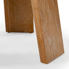 Drewniany stolik akcentujący – 50,8 cm szer. x 50,8 cm gł. x 55,9 cm wys., naturalny, czarny, dąb rustykalny, bielony